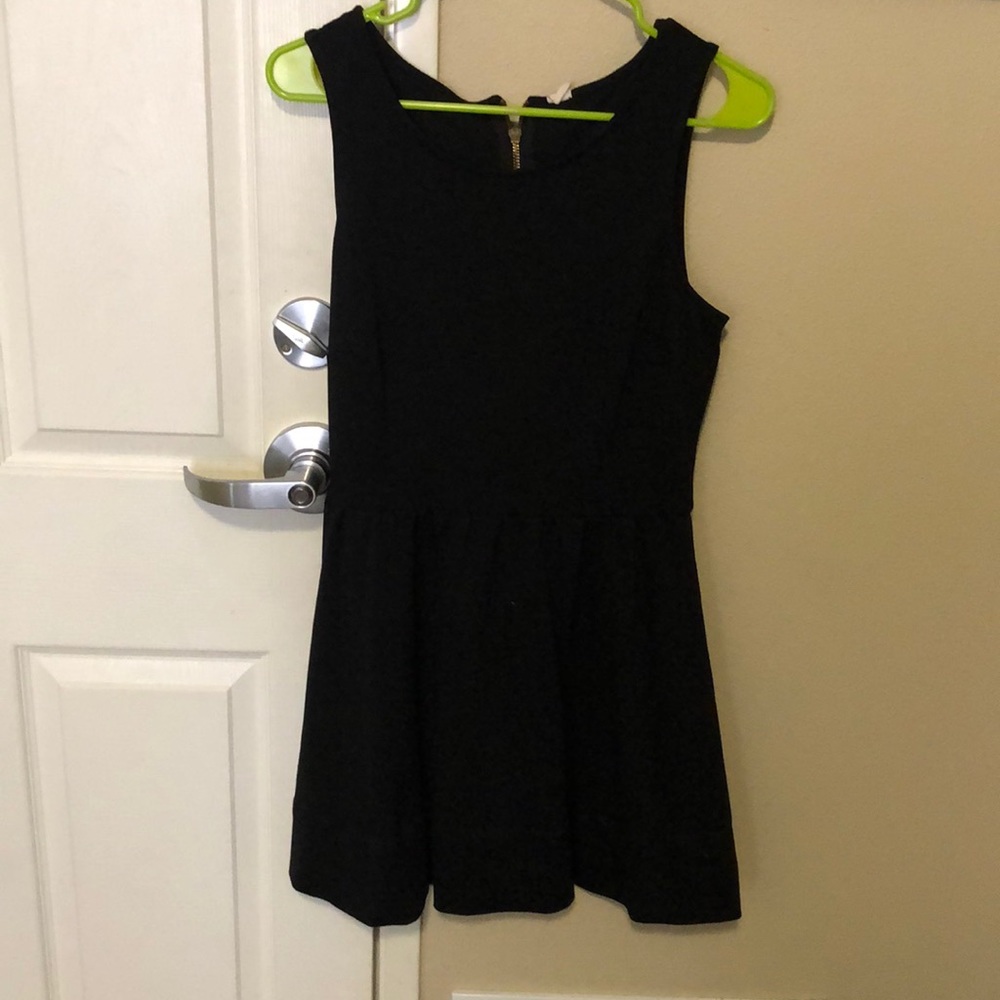 Black work dress